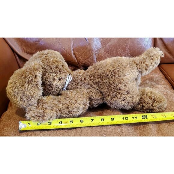 1992 MJC International 14 In Shaggy Brown Puppy Dog Stuffed Animal Plush Floppy - Picture 11 of 11